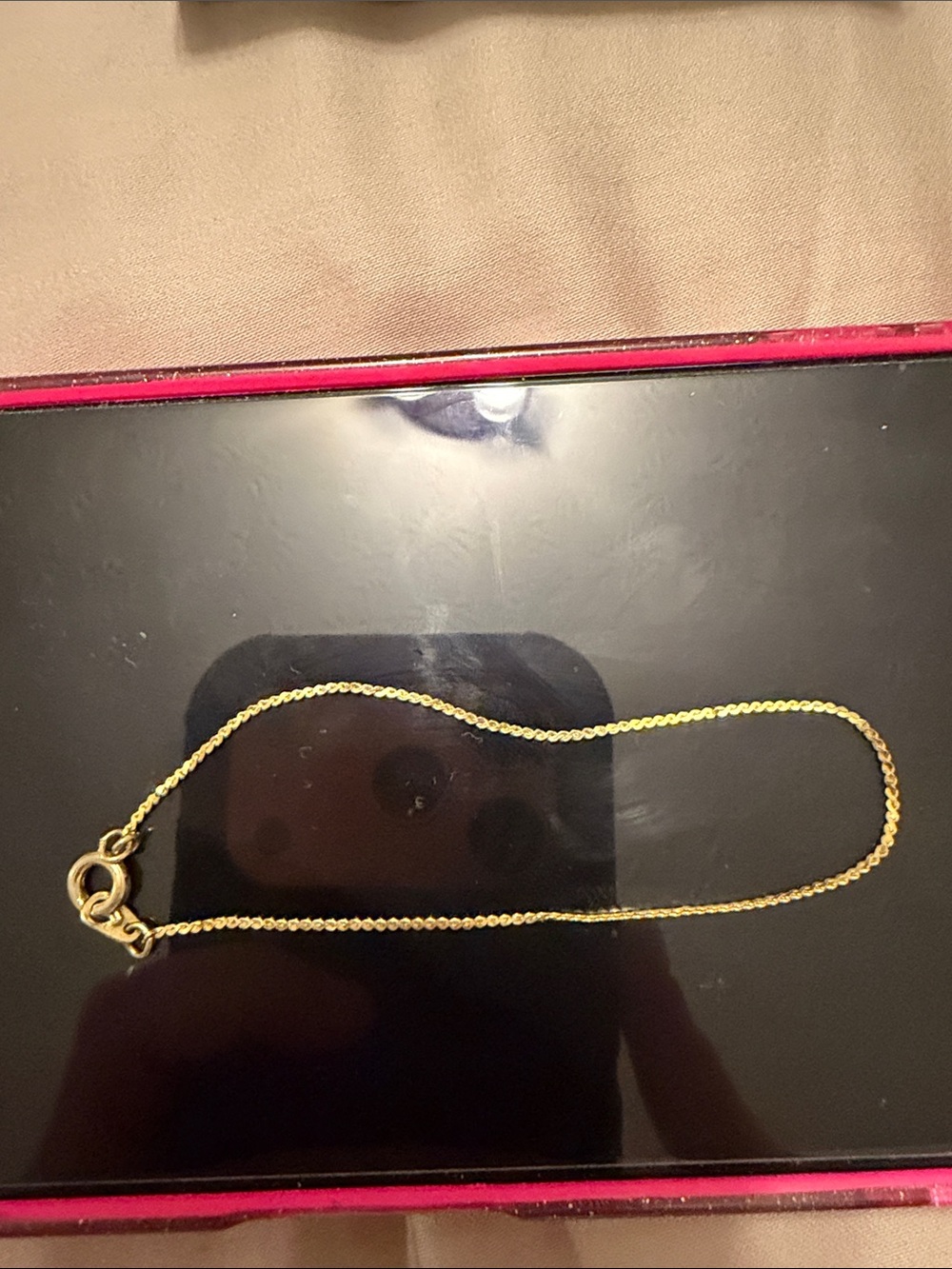 Delicate Gold-Tone Girl’s Chain Bracelet